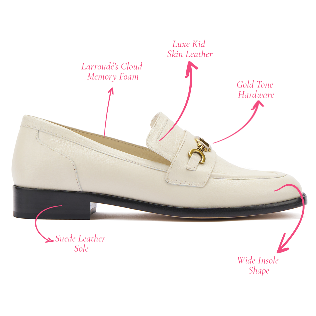 Patricia Ivory Leather Loafer