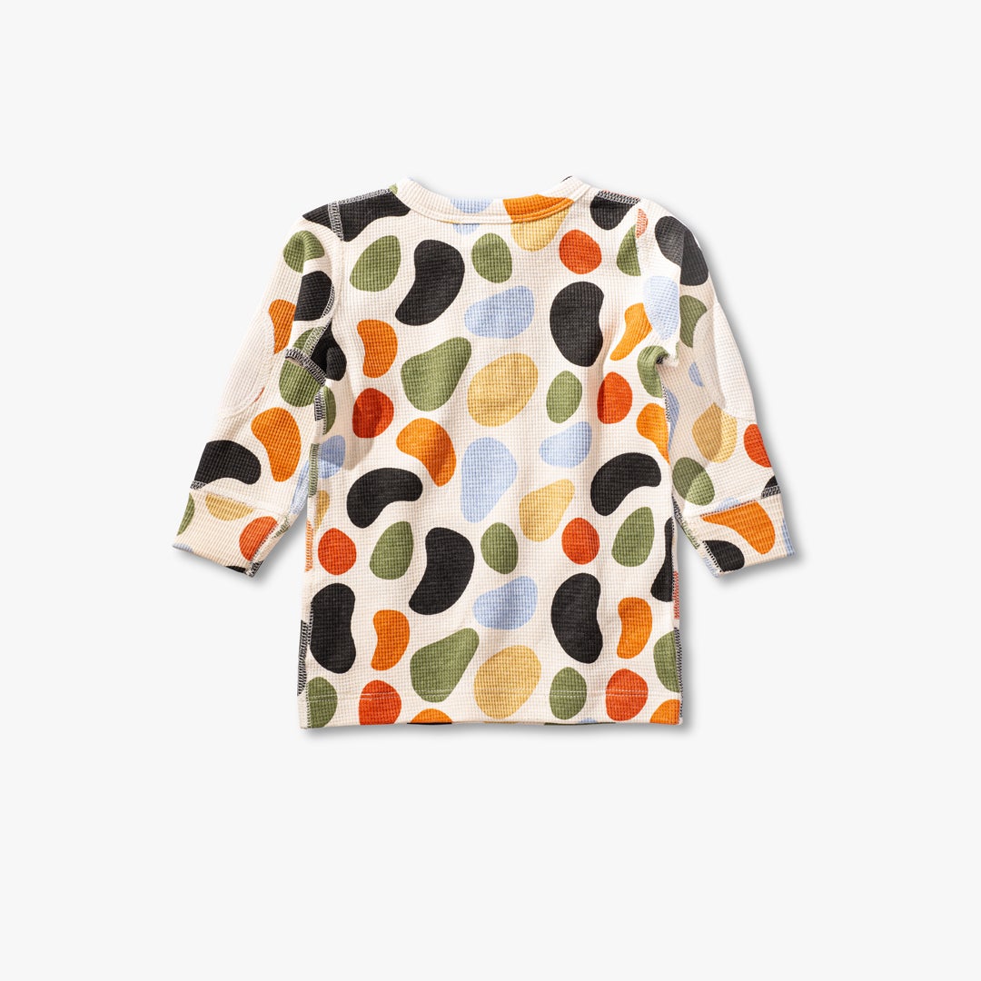 Pebbles Waffle Long Sleeve T-Shirt - Men's Boutique Clothing