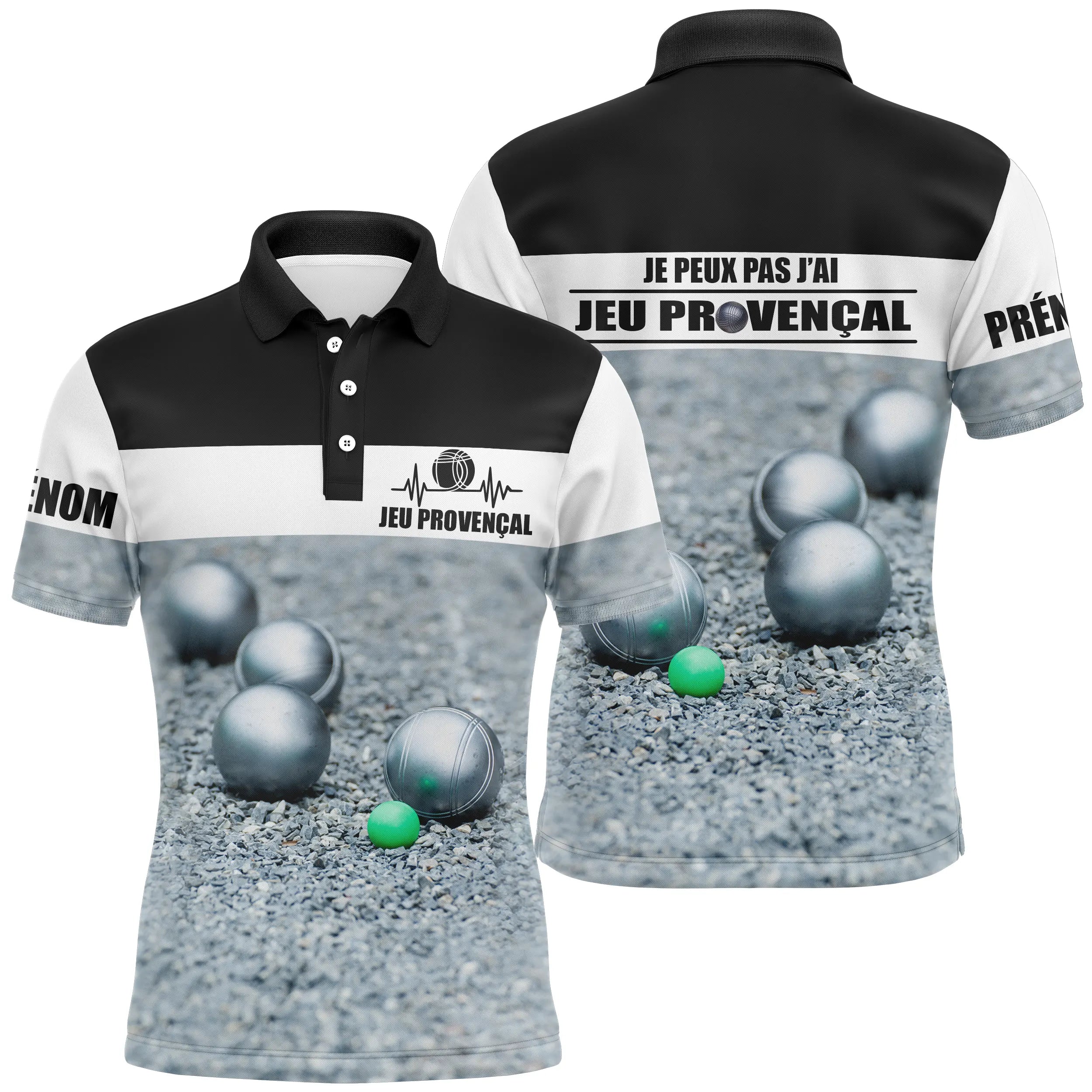 Personalized Boules Polo Shirt, Funny Boule Gift, Can't Play Pétanque - CT15102345