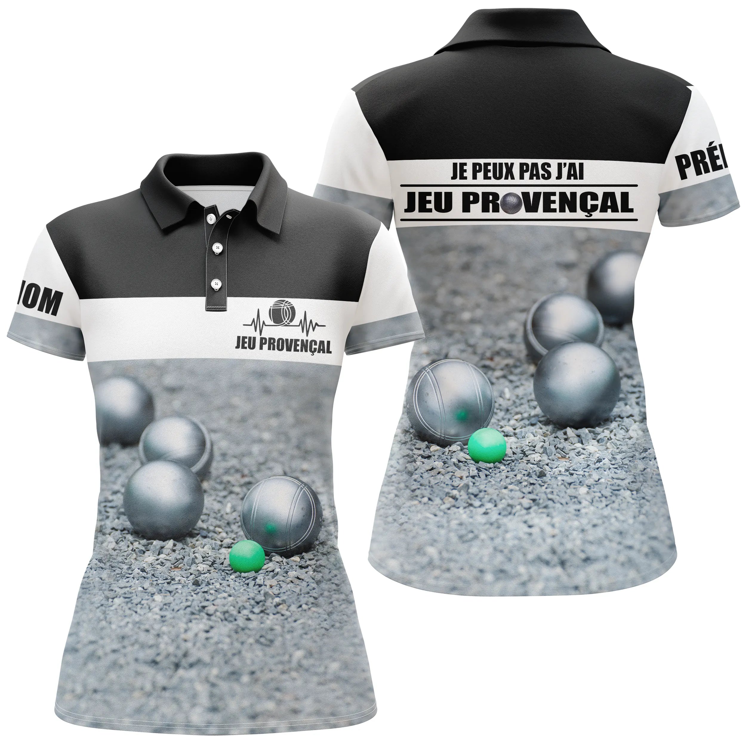 Personalized Boules Polo Shirt, Funny Boule Gift, Can't Play Pétanque - CT15102345