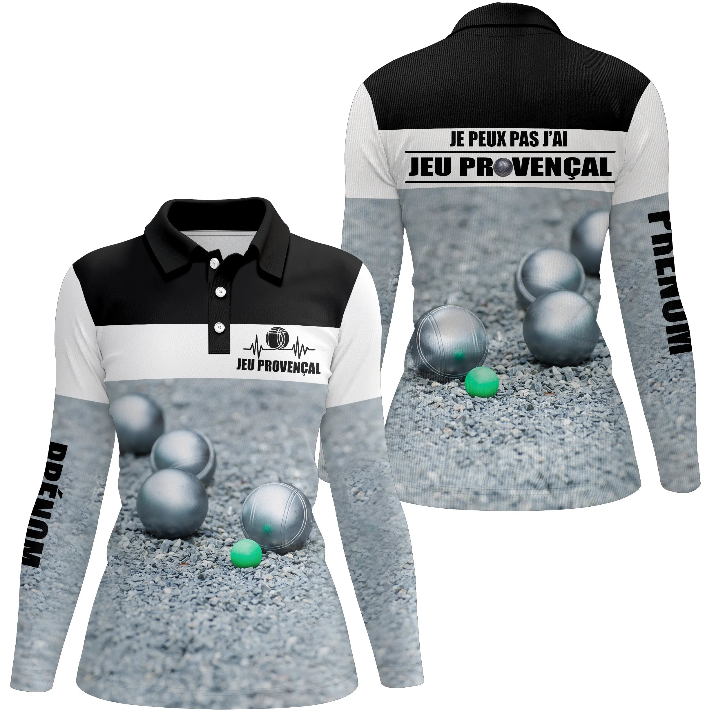 Personalized Boules Polo Shirt, Funny Boule Gift, Can't Play Pétanque - CT15102345