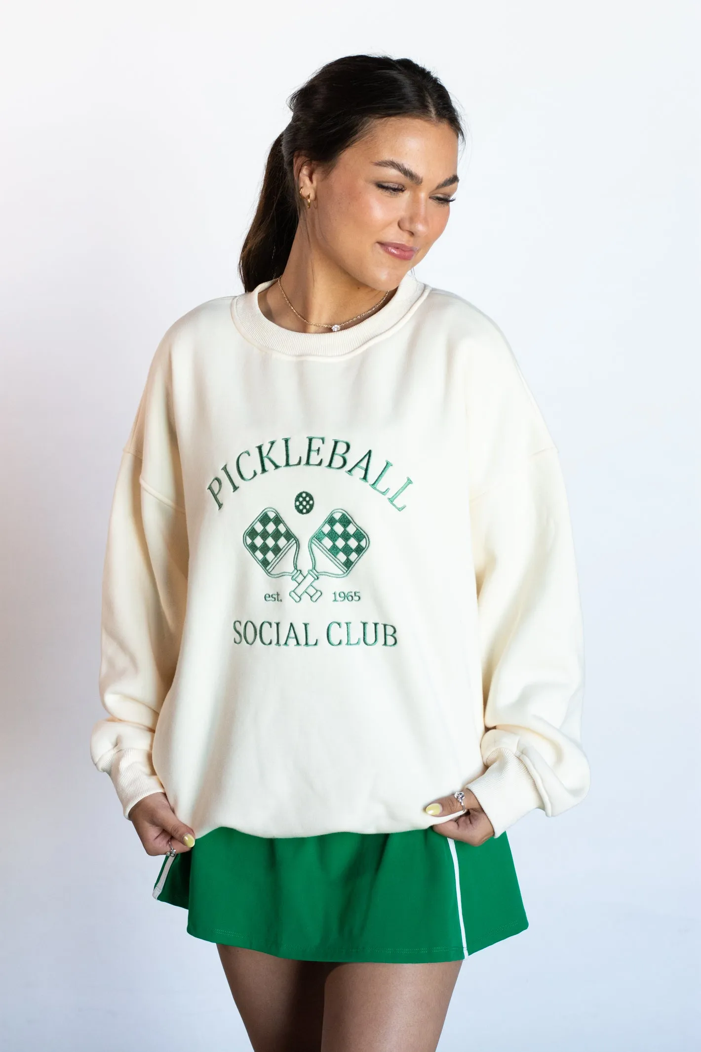 Pickleball Social Club Fleece Sweatshirt - Buy Now!