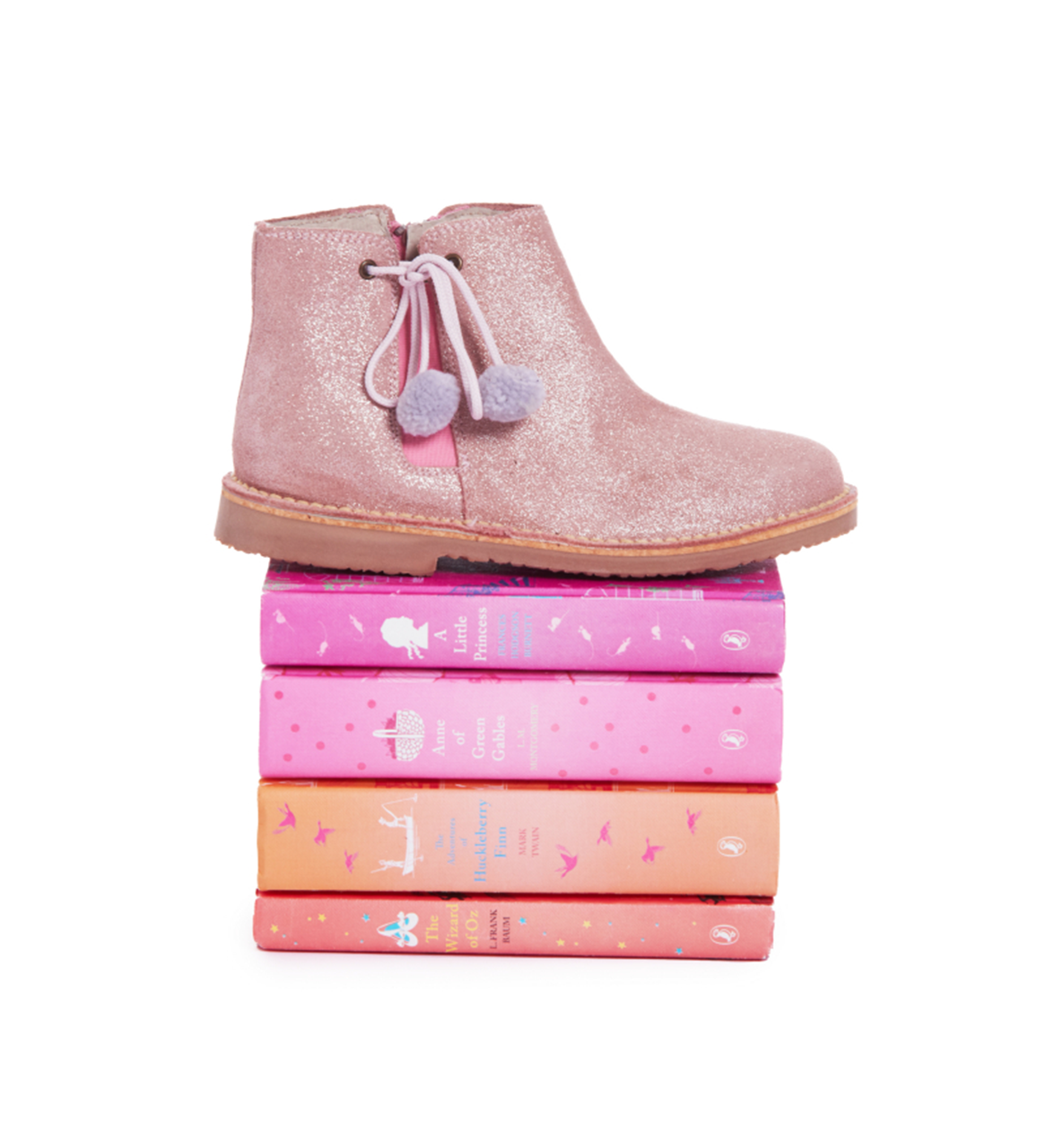 PomPom Chelsea Boots - Rose