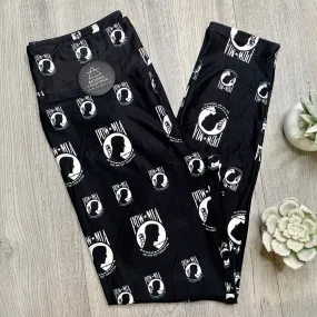 POW-MIA Leggings Black Soft