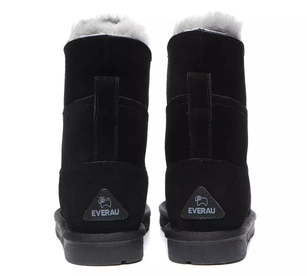 Premium Australian Sheepskin Short Boots - Women Swanston 2 Panel