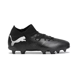 Puma Future 7 Match Junior Football Boots Black White