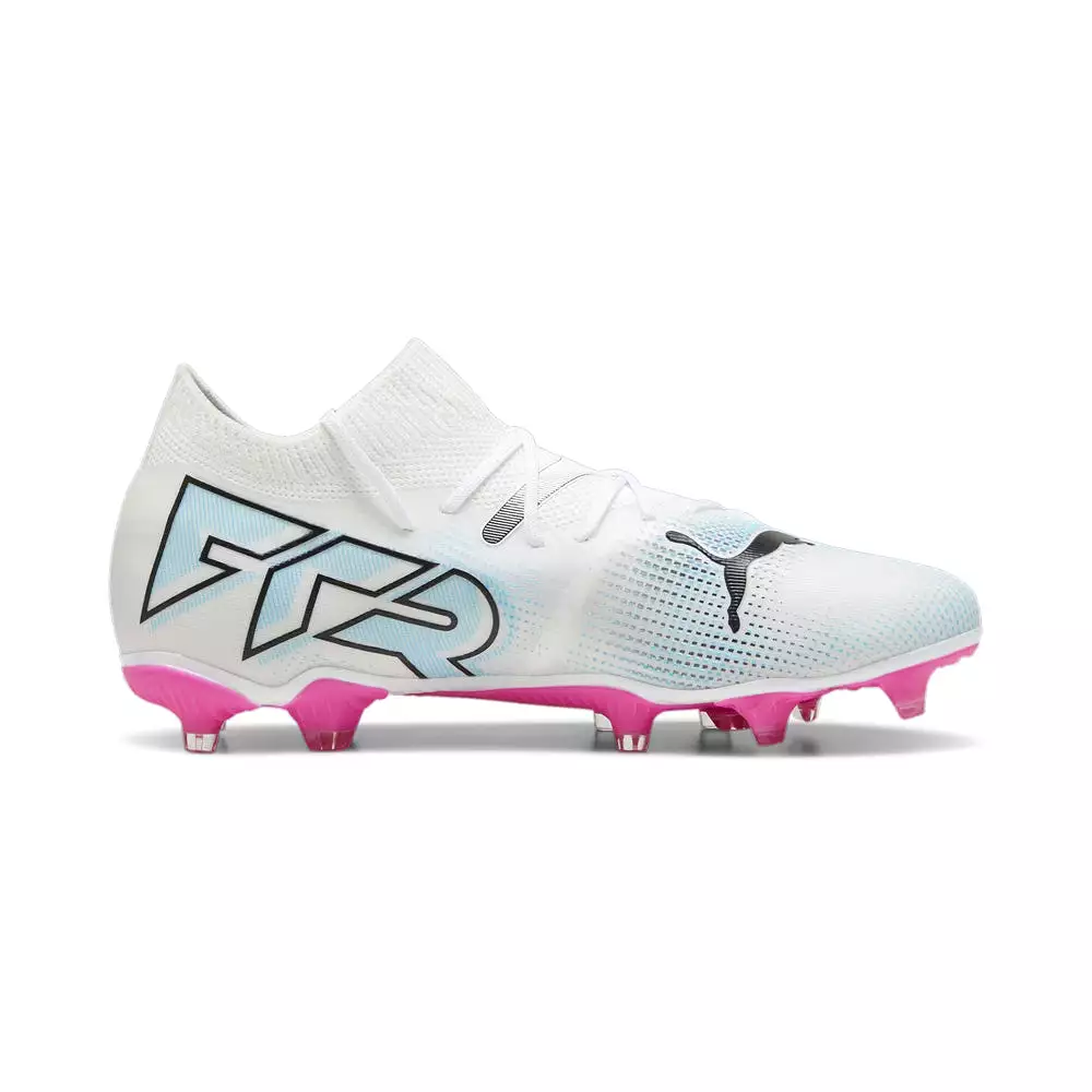 Puma Future 7 Match Women's FG/AG Football Boots | White, Black, Pink | Buy Now