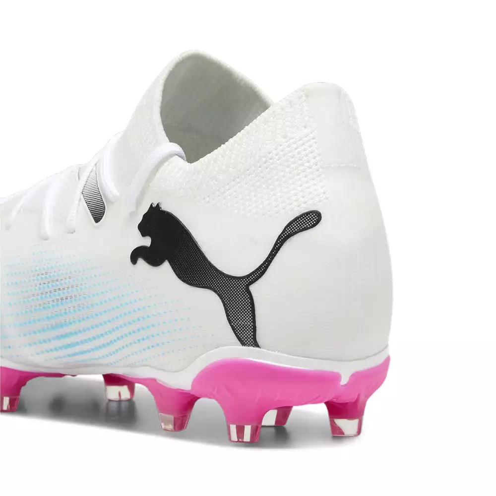 Puma Future 7 Match Women's FG/AG Football Boots | White, Black, Pink | Buy Now