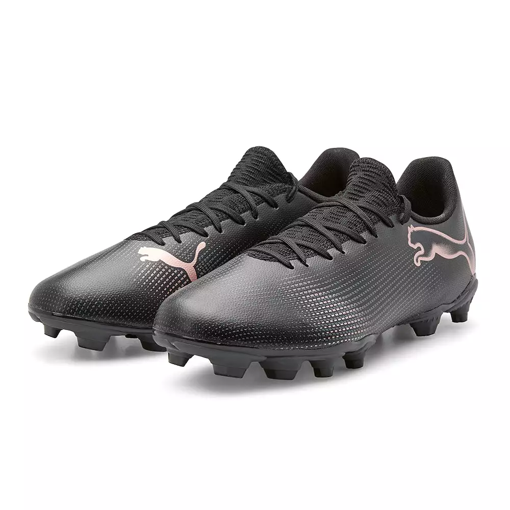 Puma Future 7 Play FG/AG Football Boots, Black Copper Rose