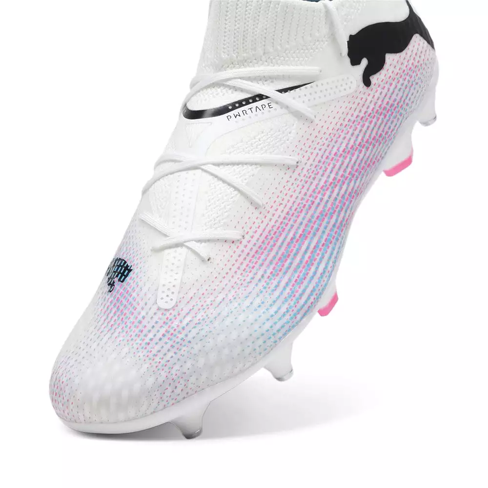 Puma Future 7 Pro MxSG Football Boots - White/Black/Poison Pink - Buy Now