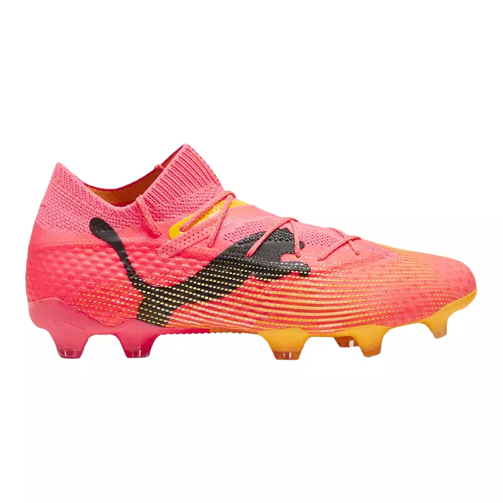 Puma Future 7 Ultimate FG/AG Football Boots Sunset Glow Black Sun Stream.