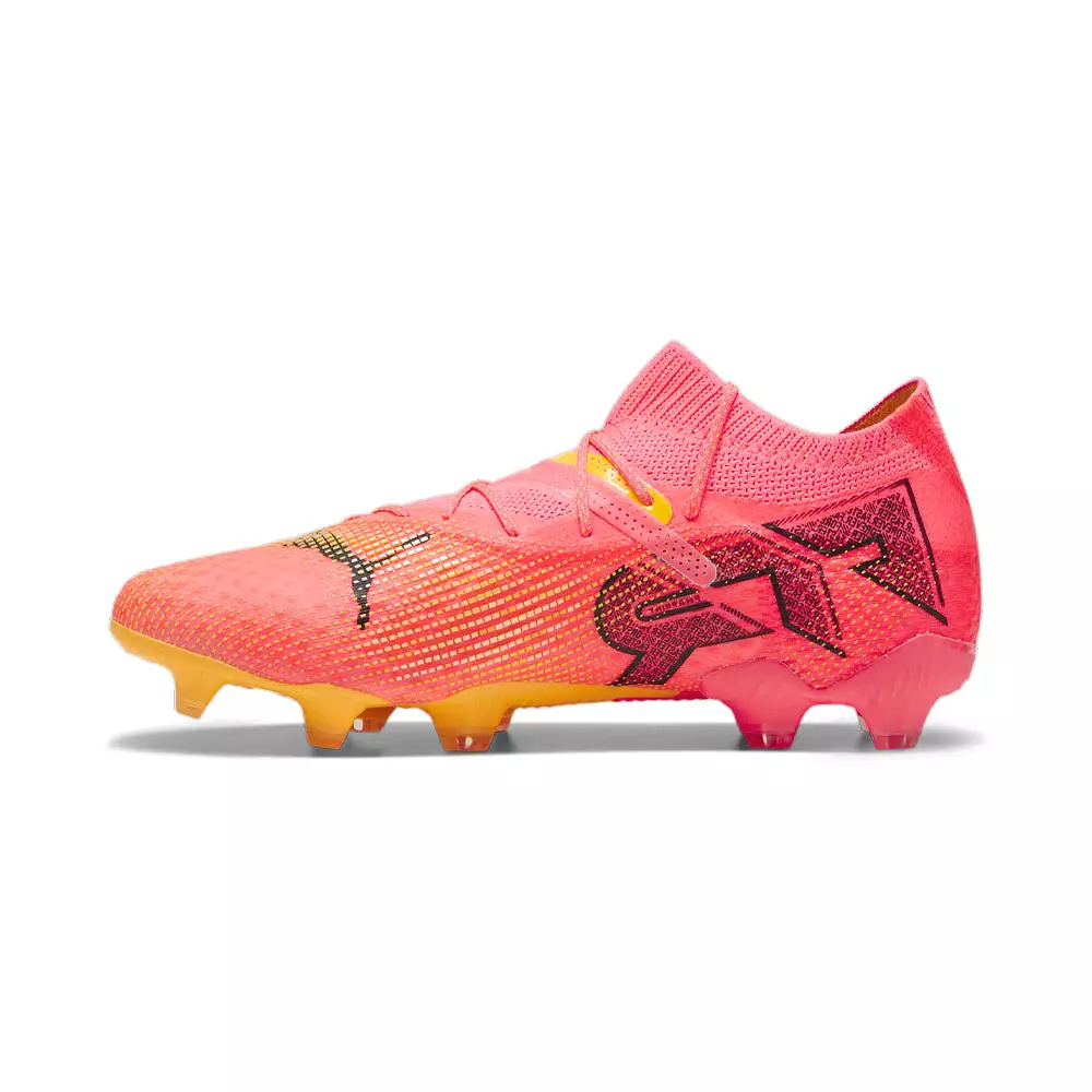 Puma Future 7 Ultimate FG/AG Football Boots Sunset Glow Black Sun Stream.