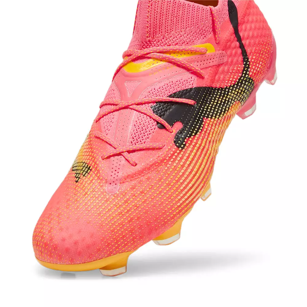 Puma Future 7 Ultimate FG/AG Football Boots Sunset Glow Black Sun Stream.