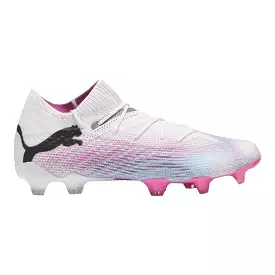 Puma Future 7 Ultimate Football Boots - White/Black/Poison Pink