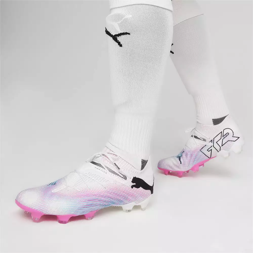 Puma Future 7 Ultimate Football Boots - White/Black/Poison Pink