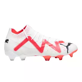 Puma Future Ultimate FG/AG Football Boots White Black Fire Orchid.