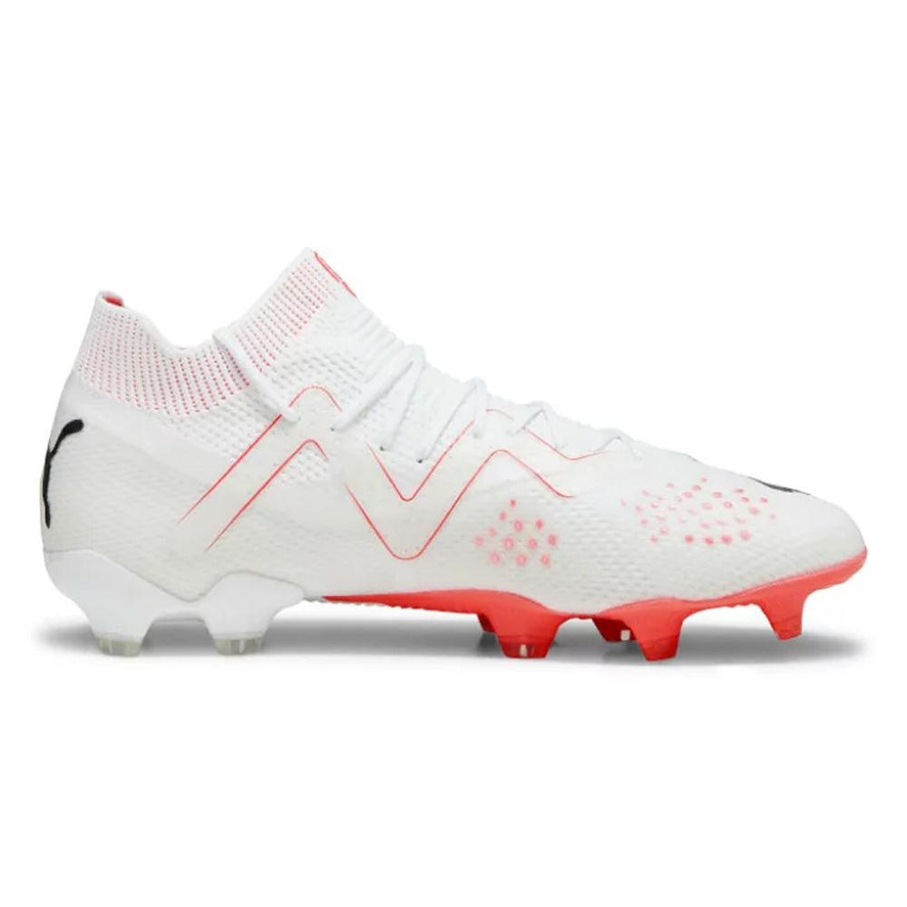 Puma Future Ultimate FG/AG Football Boots White Black Fire Orchid.