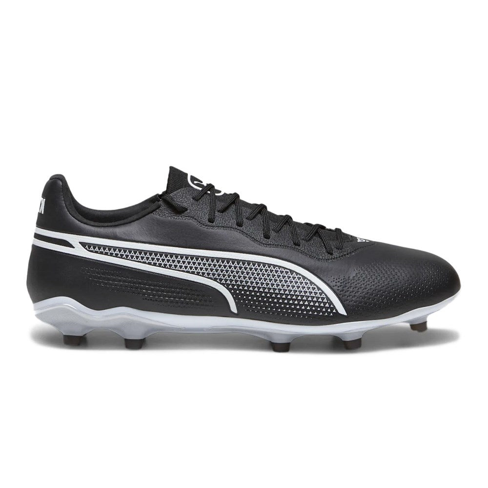 Puma King Pro FG/AG Soccer Cleats - Black/White