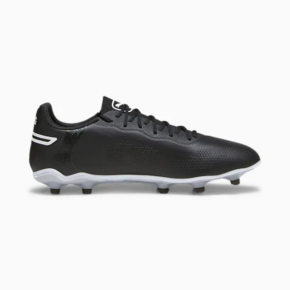 Puma King Pro FG/AG Soccer Cleats - Black/White