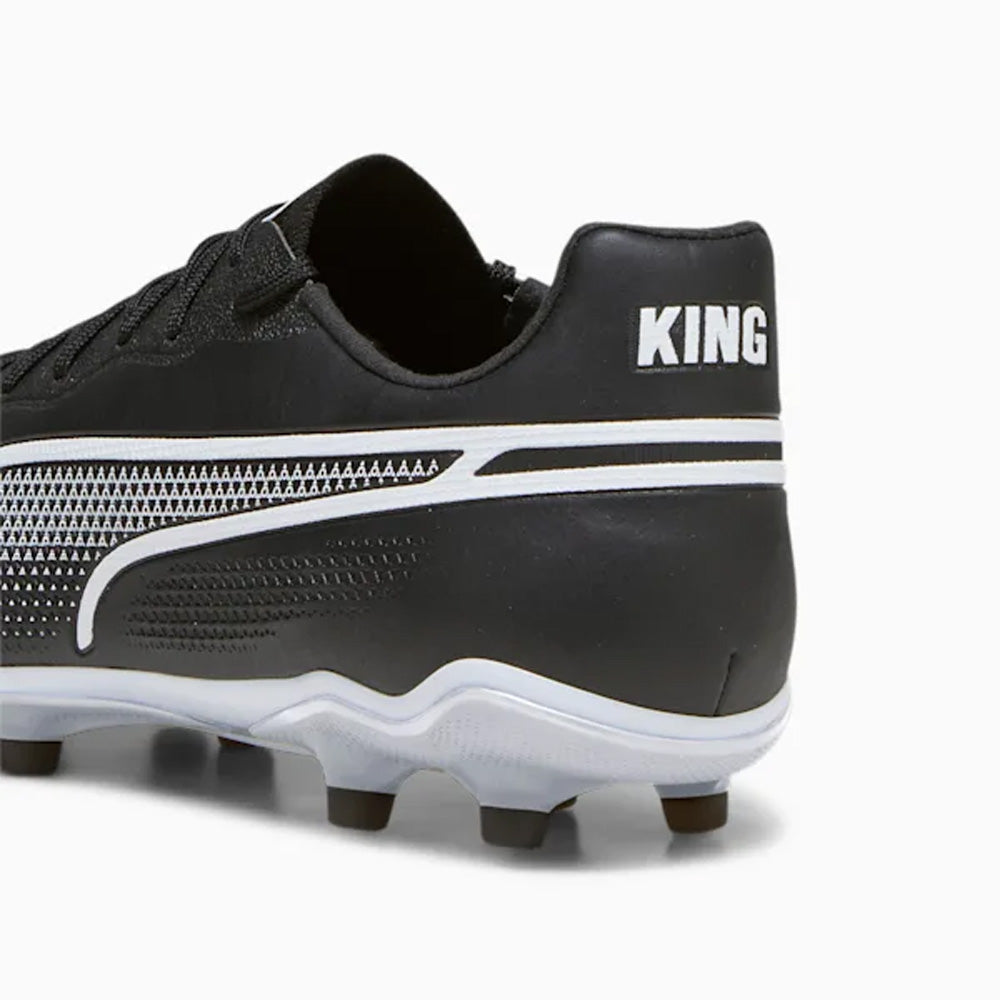 Puma King Pro FG/AG Soccer Cleats - Black/White