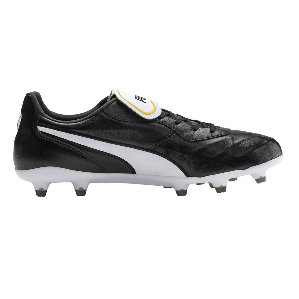 Puma King Top FG Soccer Cleats | Black/White - Buy Now!