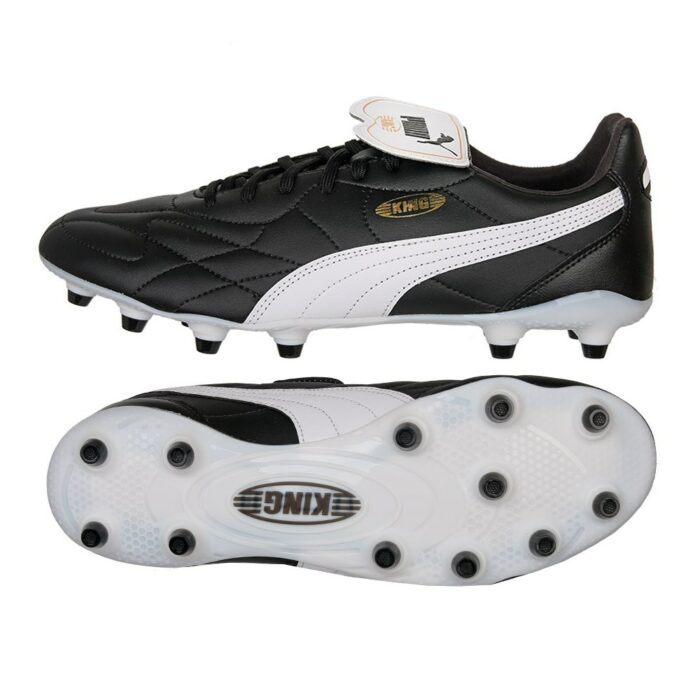 Puma King Top FG/AG Black/White Football Boots