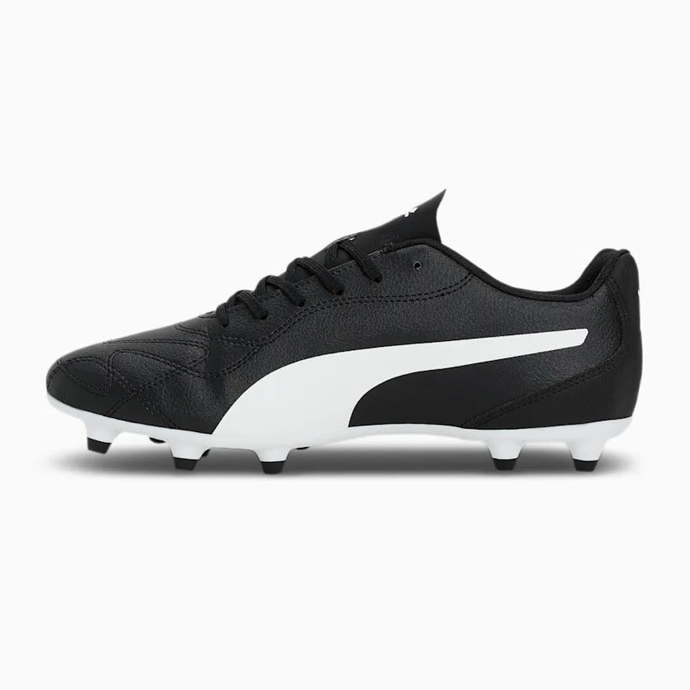 Puma Monarch II FG/AG Soccer Cleats - Black/White