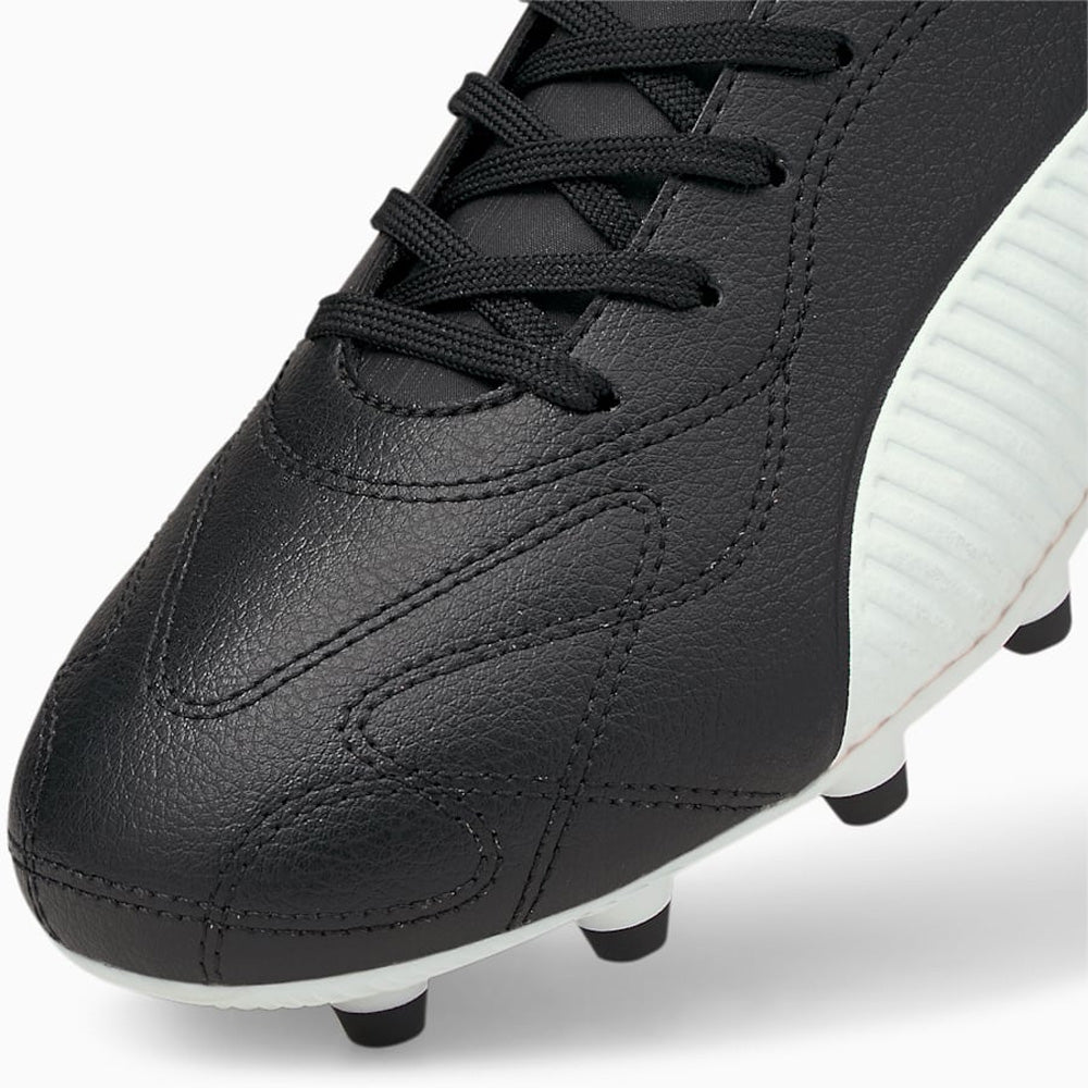 Puma Monarch II FG/AG Soccer Cleats - Black/White