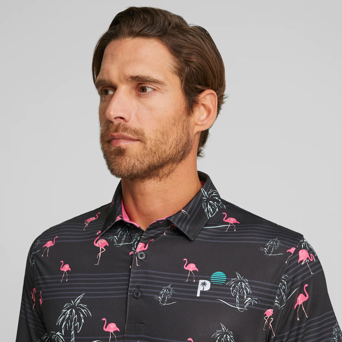 Puma PTC Print Polo Shirt.