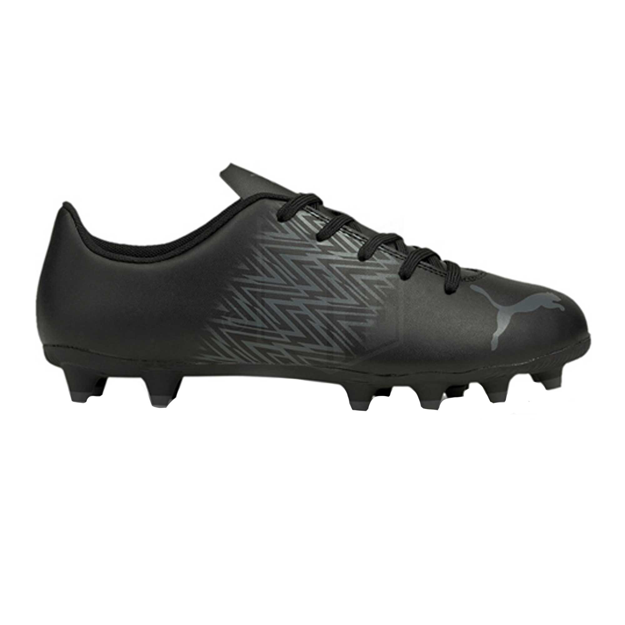 Puma Tacto FG Junior Football Boots Black Grey