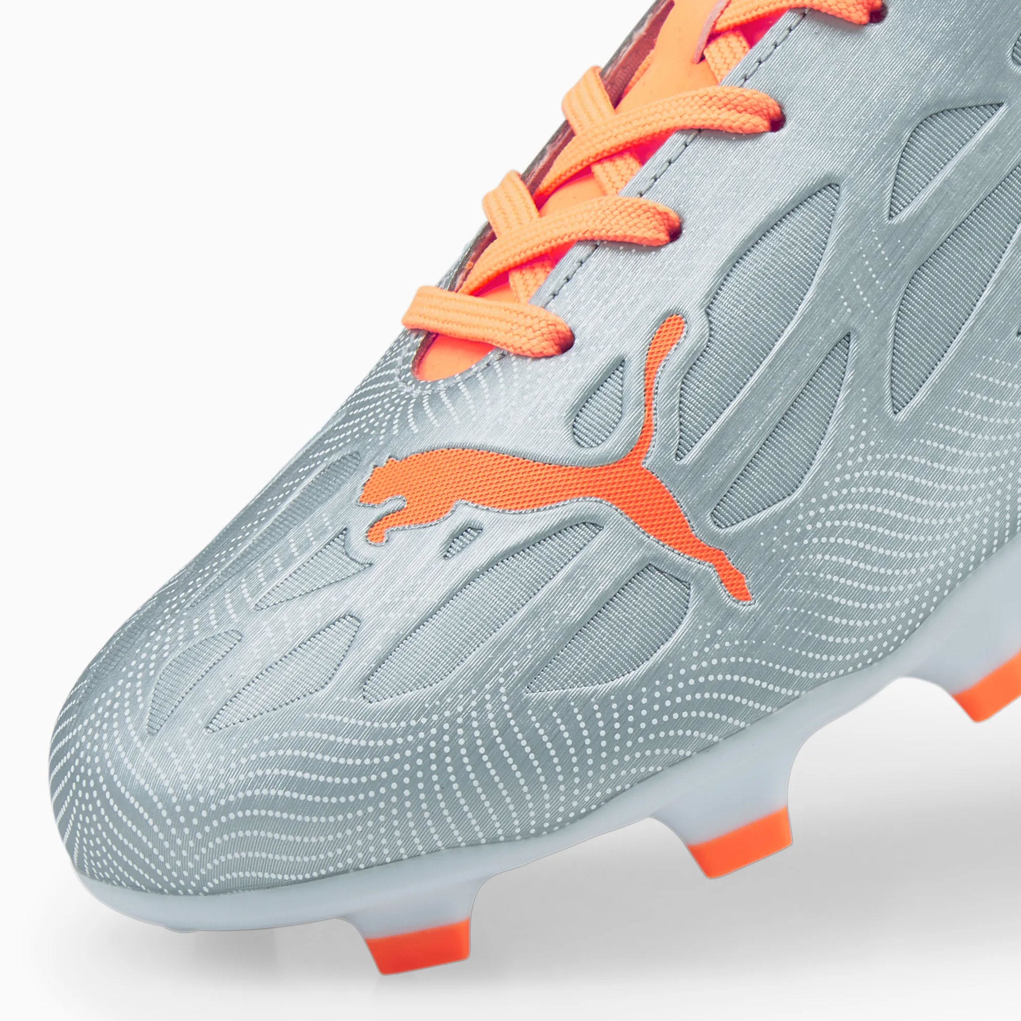 Puma Ultra 4.4 Kids Football Boots Silver Neon Citrus