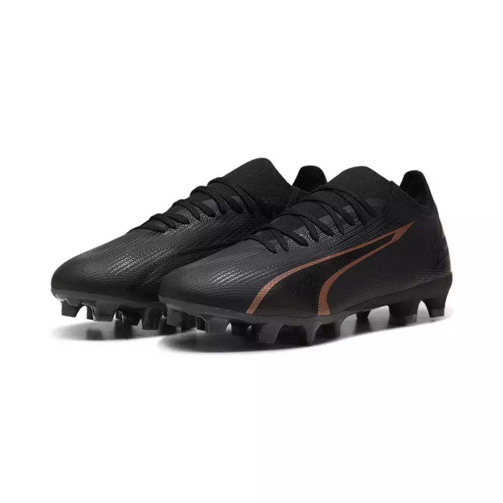 Puma Ultra Match FG/AG Football Boots - Black/Copper Rose