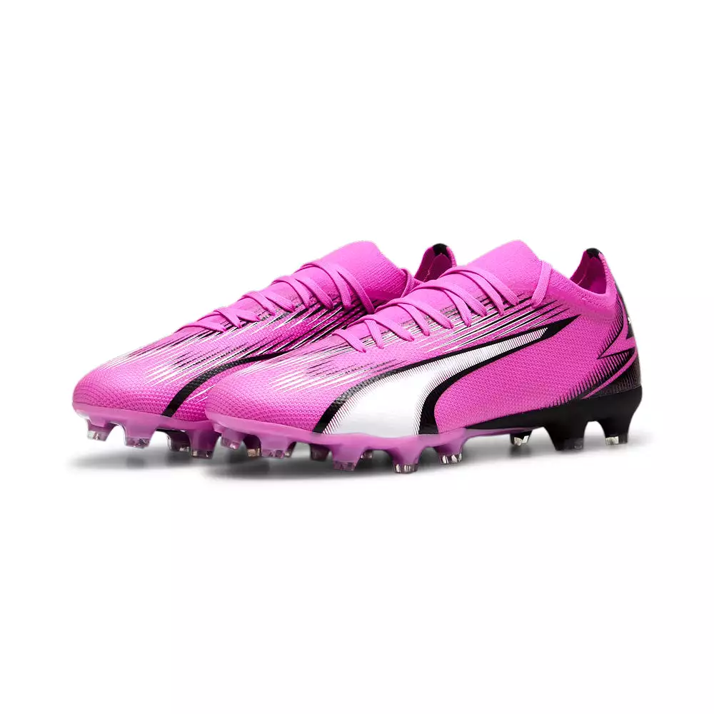 Puma Ultra Match Football Boots - Poison Pink/White/Black