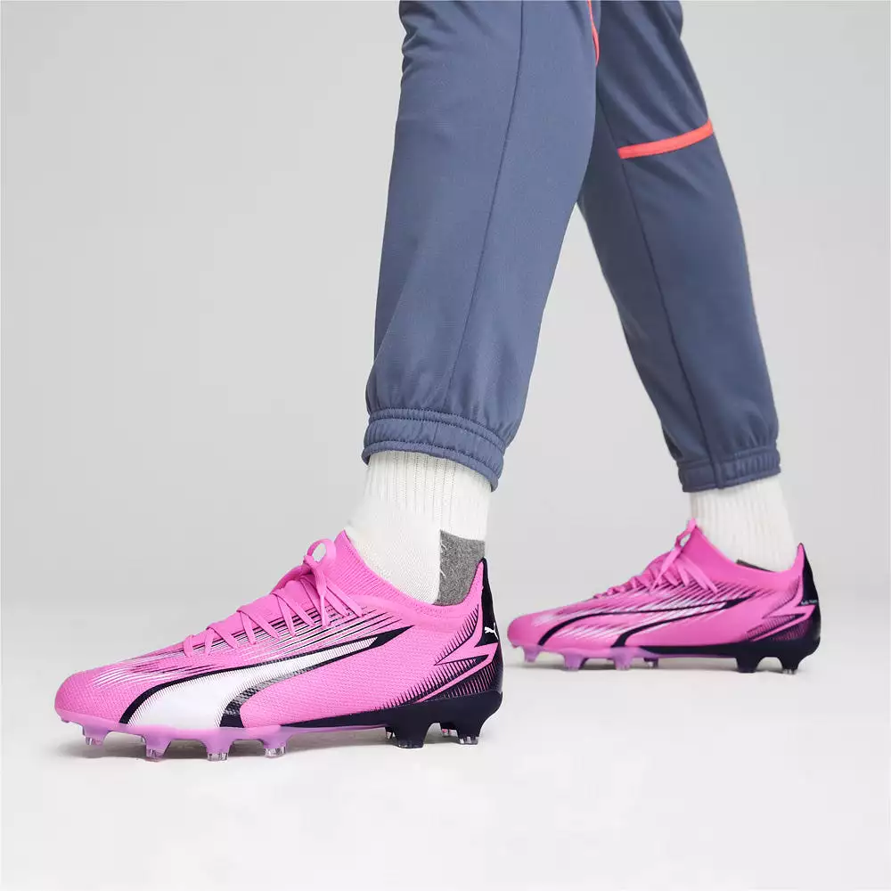 Puma Ultra Match Football Boots - Poison Pink/White/Black