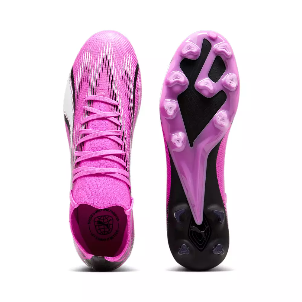 Puma Ultra Match Football Boots - Poison Pink/White/Black