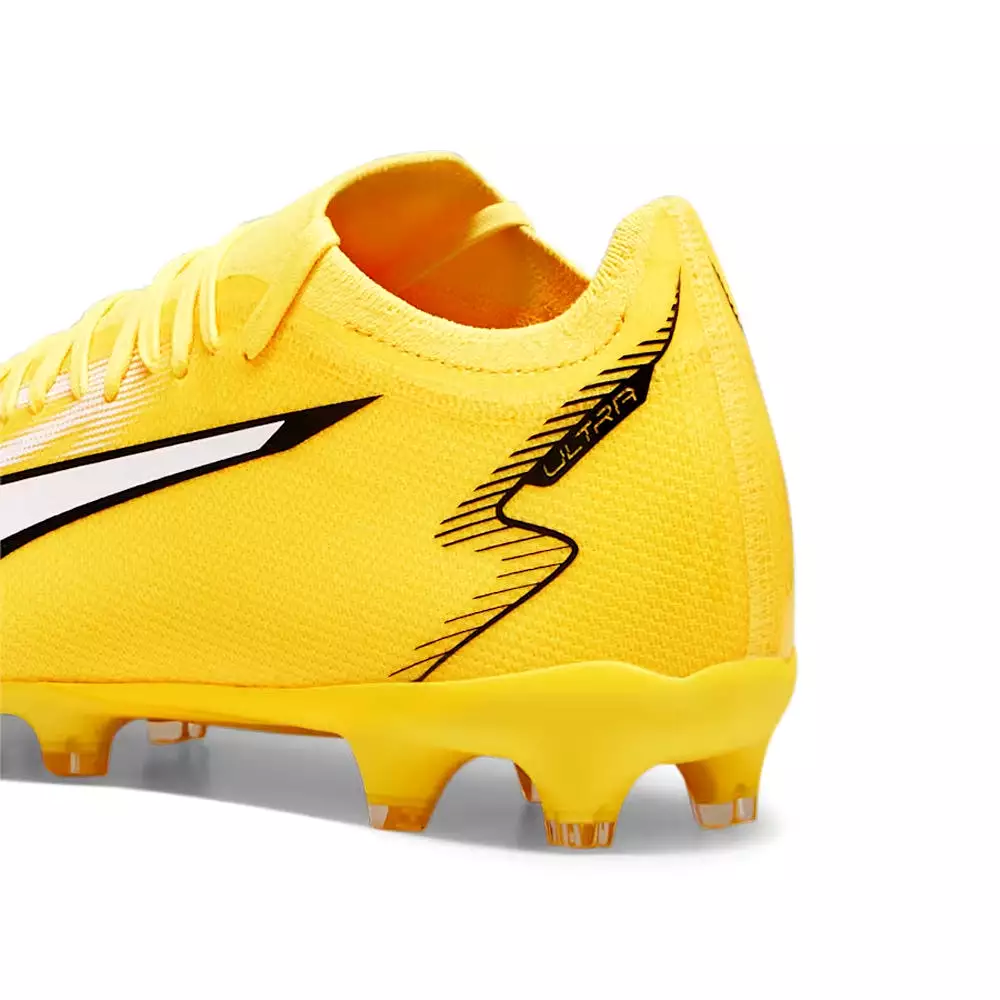 Puma Ultra Match Football Boots Yellow Blaze White Black.