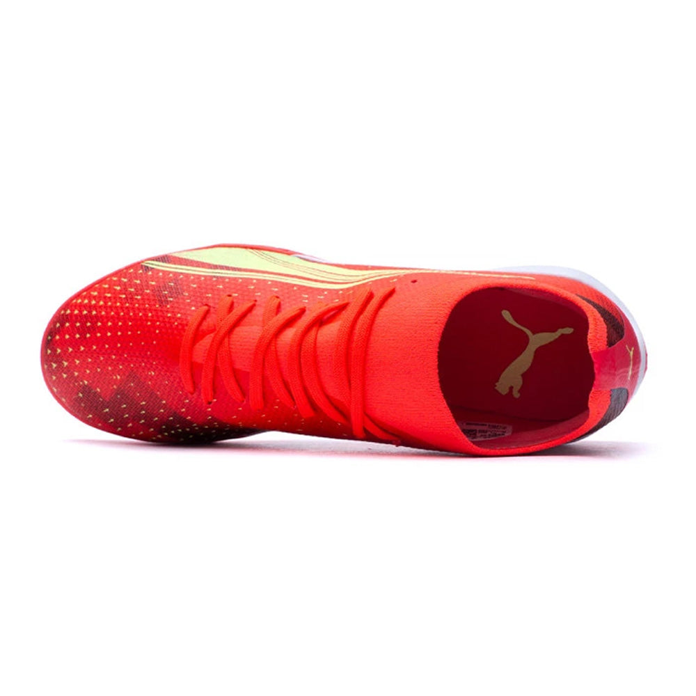 Puma Ultra Match IT Football Boots - Fiery Coral/Fizzy Light