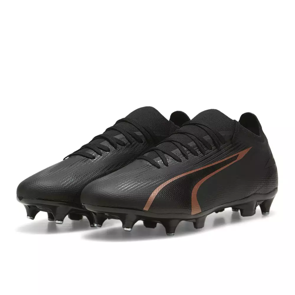 Puma Ultra Match MxSG Soccer Cleats (Black/Copper Rose)