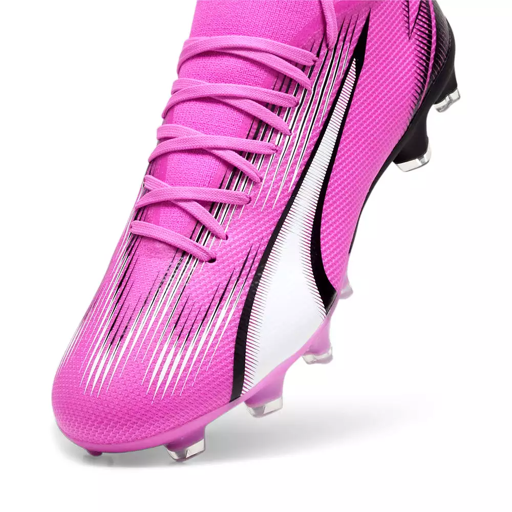 Puma Ultra Match Women's FG/AG Football Boots - Poison Pink/White/Black.