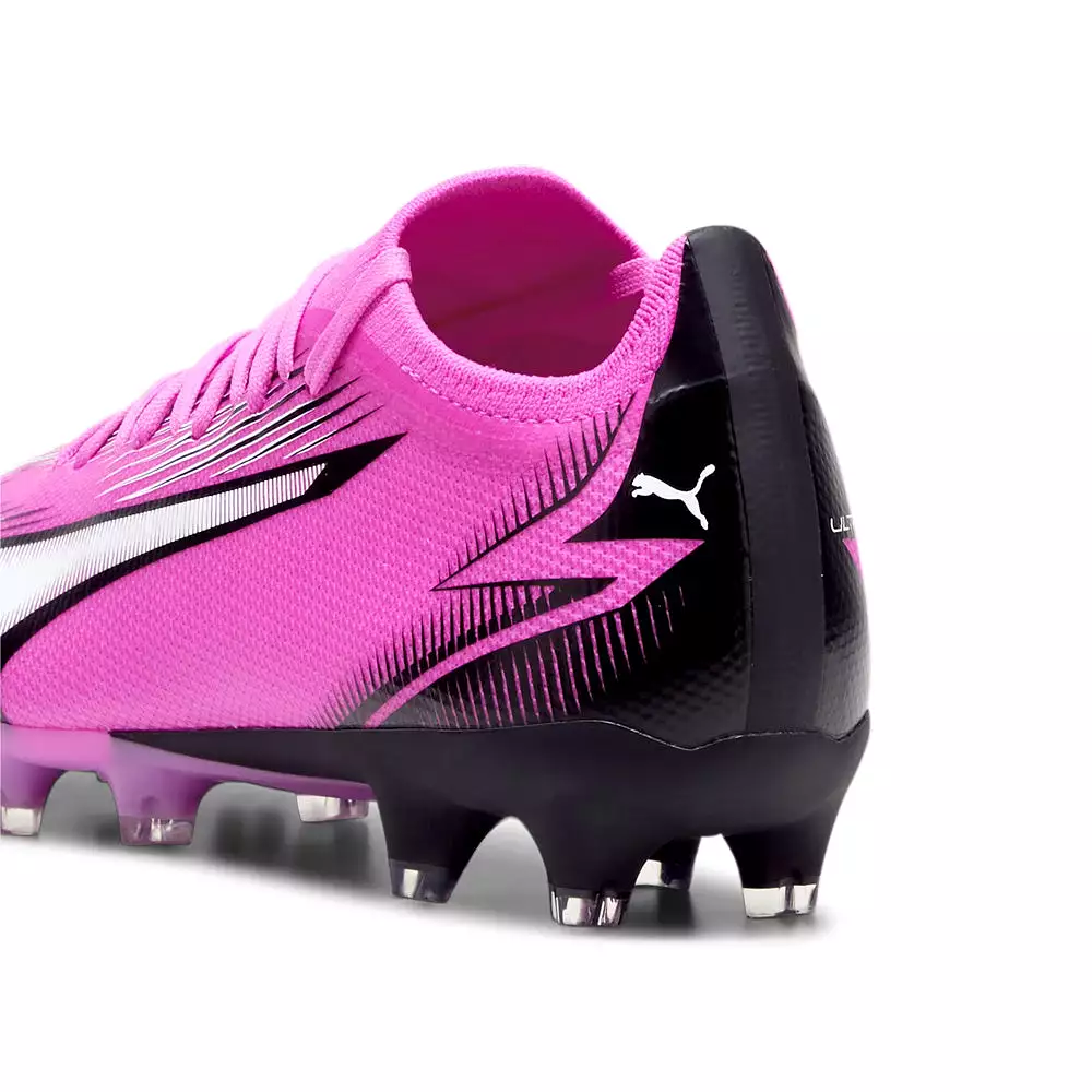 Puma Ultra Match Women's FG/AG Football Boots - Poison Pink/White/Black.