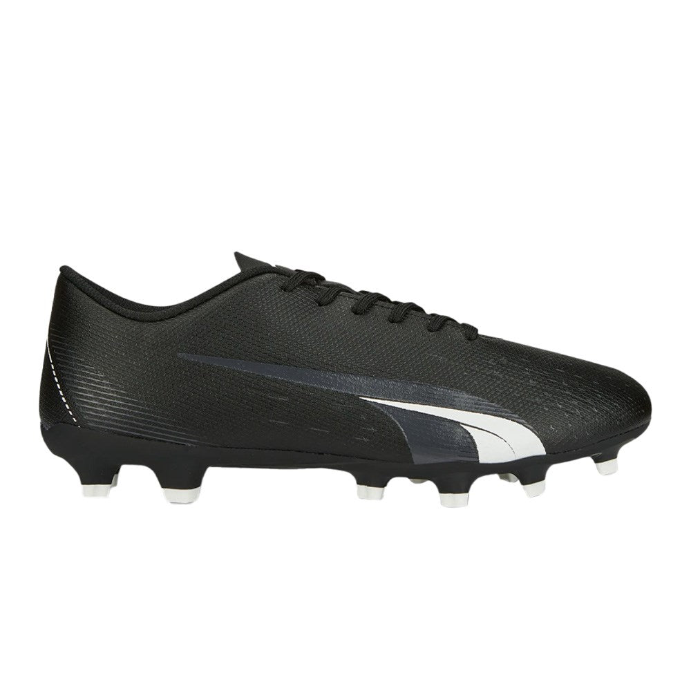 Puma Ultra Play FG/AG Soccer Cleats (Black/White)