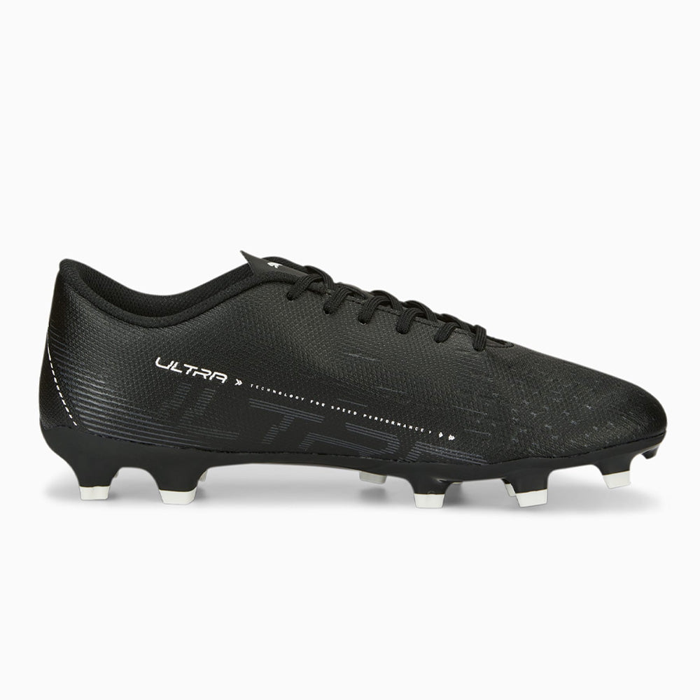 Puma Ultra Play FG/AG Soccer Cleats (Black/White)