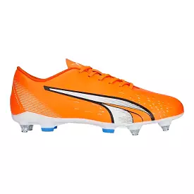 Puma Ultra Play MxSG Football Boots, Ultra Orange/White/Blue