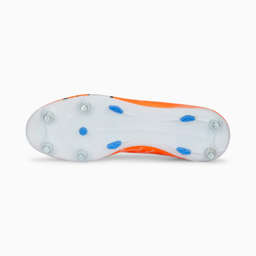 Puma Ultra Play MxSG Football Boots, Ultra Orange/White/Blue