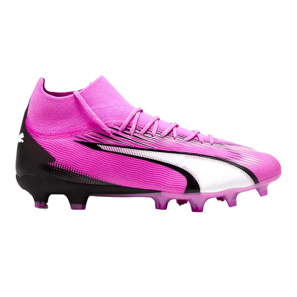 Puma Ultra Pro Soccer Cleats (Poison Pink/White/Black)