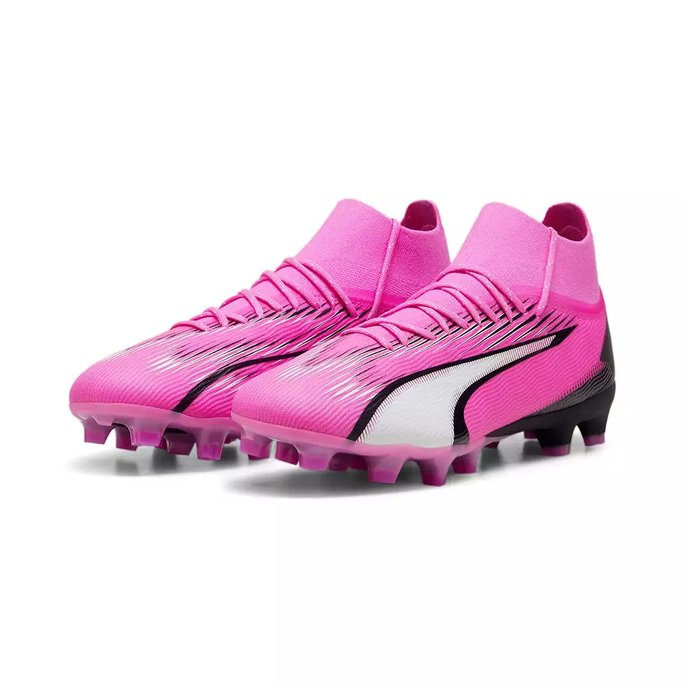 Puma Ultra Pro Soccer Cleats (Poison Pink/White/Black)