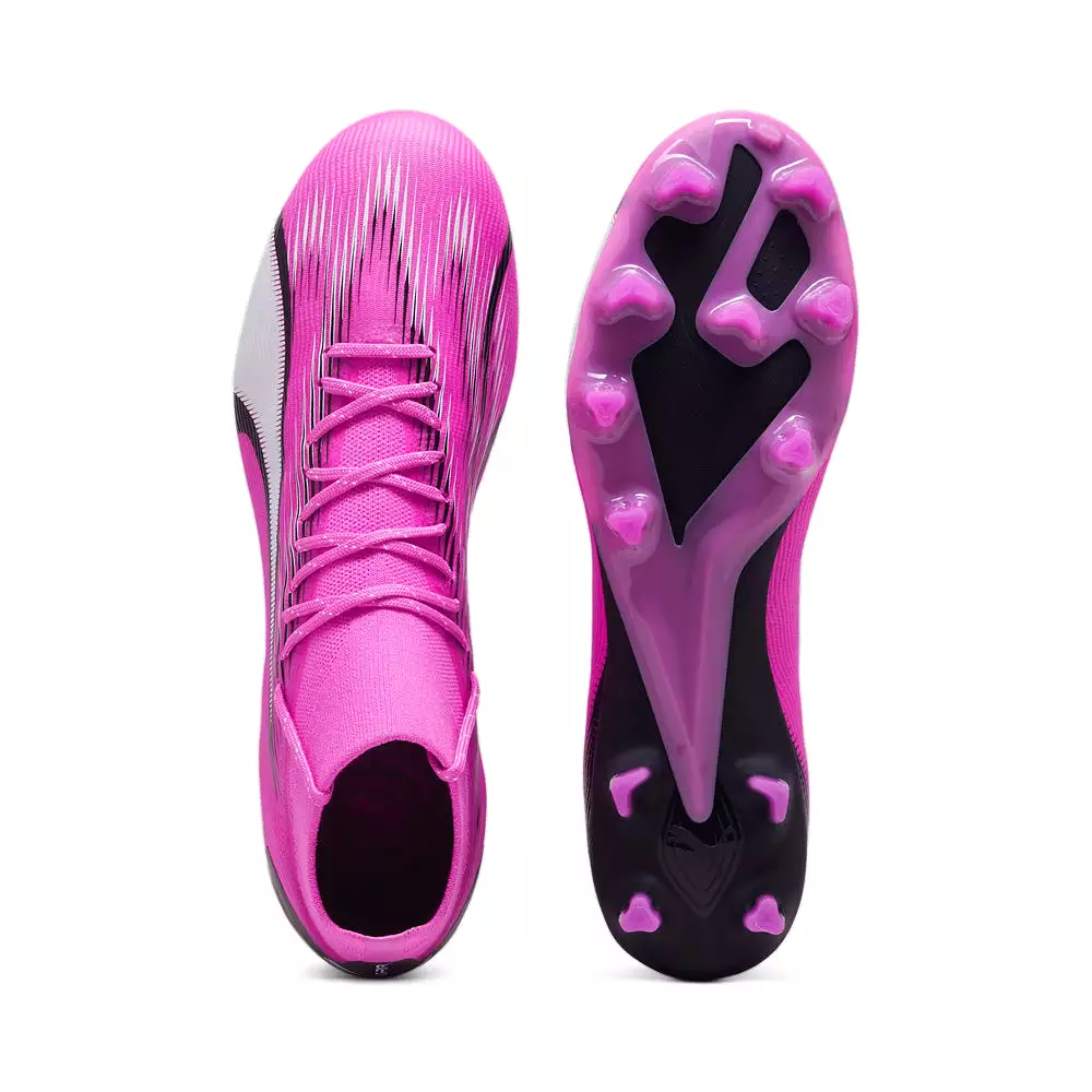 Puma Ultra Pro Soccer Cleats (Poison Pink/White/Black)