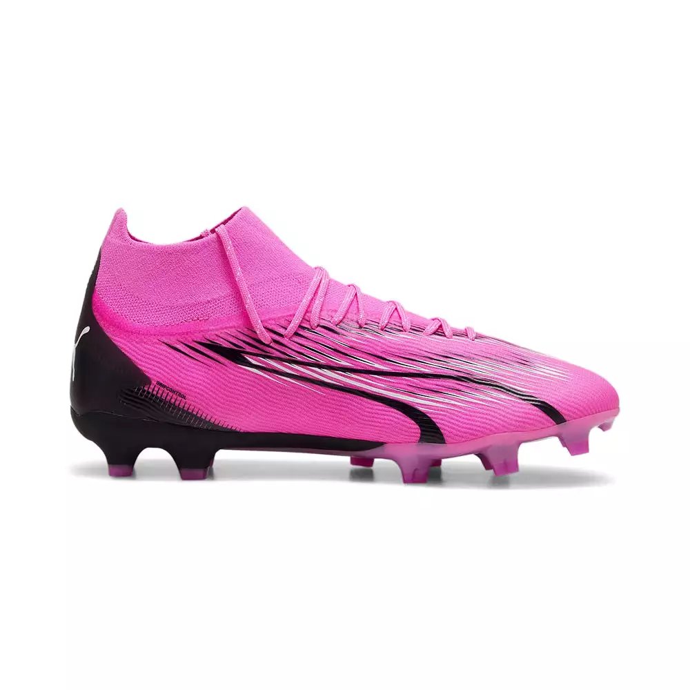 Puma Ultra Pro Soccer Cleats (Poison Pink/White/Black)