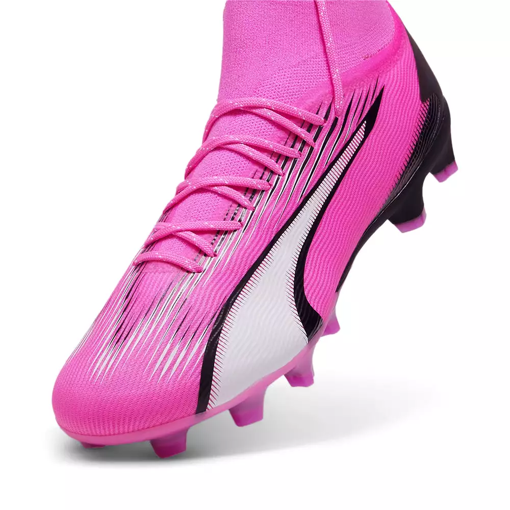 Puma Ultra Pro Soccer Cleats (Poison Pink/White/Black)