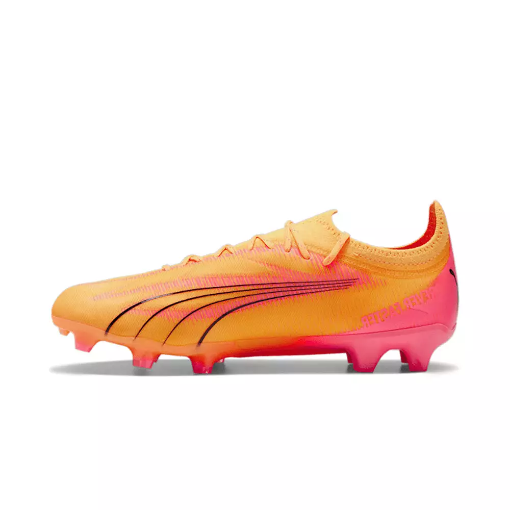 Puma Ultra Ultimate FG AG Football Boots - Sun Stream Black Sunset Glow